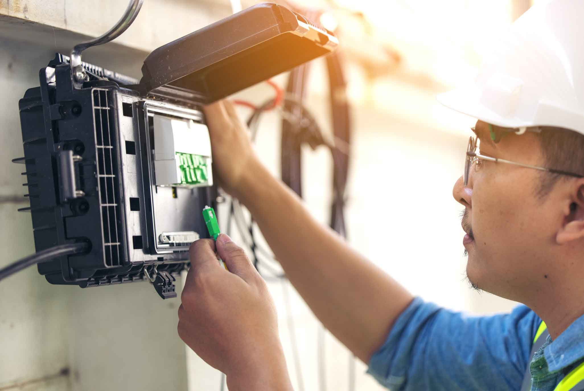 กระบวนการติดตั้ง FTTH ทีละขั้นตอน