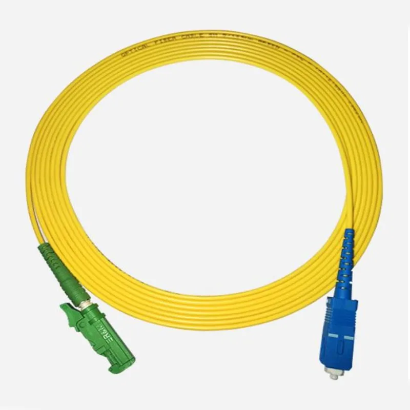 สายเคเบิลทรงกลม 3 มม. E2000/APC- SC/UPC สายไฟ