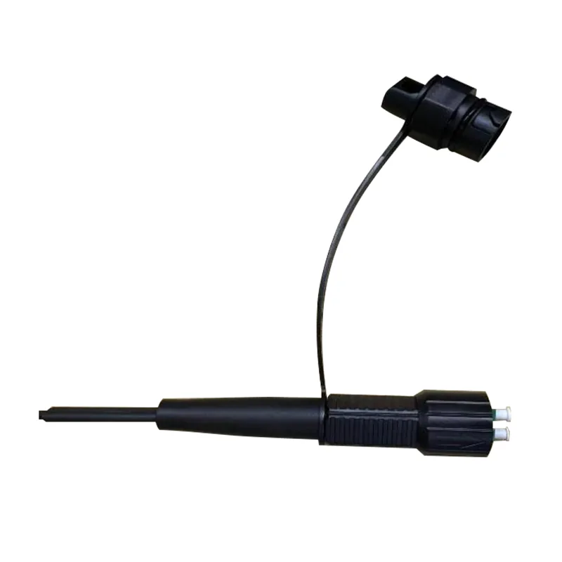 Duplex LC/UPC กันน้ำสายเคเบิลสายไฟใยแก้วนำแสง (Accord Mini Mini DLC เชื่อมต่อ)