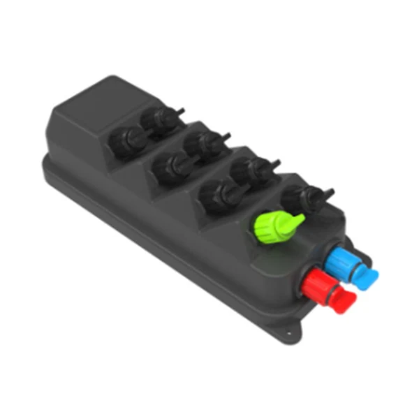 กล่องกระจายสายเคเบิลไฟเบอร์ออปติกที่เชื่อมต่อล่วงหน้าพร้อม 1 8 PLC Splitter